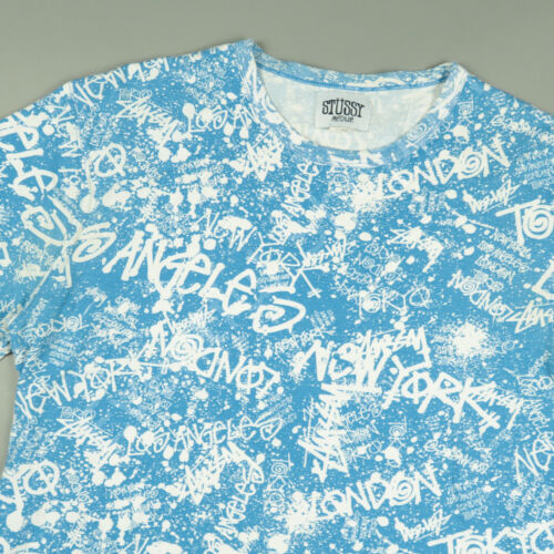 VINTAGE 00s Stussy Prime Cuts Gucci Monogram T Shirt Sz. Medium RARE  Streetwear