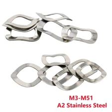 A2 Stainless Steel Wave Washers M3-M51 Wavy Spring Washers with Crinkle Gasket