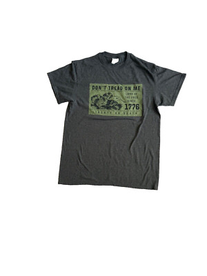 Delta Pro Weight ''Don't Tread On Me'' Men's M Gray T Shirt Size M