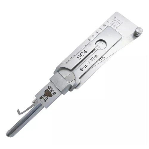 NEU 2 in 1 Pick Lishi Werkzeug KW1,KW5,SC1-R/L,SC4-R/L,LW5,AM5,M1,LW5 MS2 Neu - Bild 18 von 21
