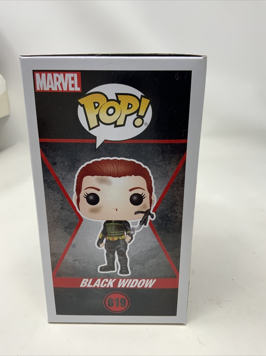 Black Widow POP! Figure #619 + Protector (2020) Funko New