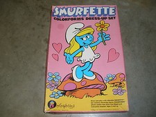 Smurfette Colorforms Dress-Up Play Set No.662 READ