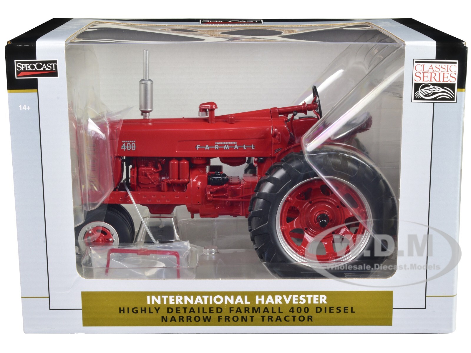IH FARMALL 400 DIESEL NF TRACTOR RED 1/16 DIECAST MODEL BY SPECCAST ZJD1924
