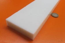 HDPE White Bar 3/4" Thick x 2.75" Wide x 48" Long