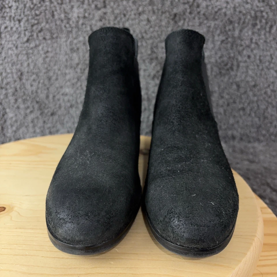 Rockport Danii Leather Chelsea Boots Womens Size 9 Black Slip On Ankle Booties - Image 3 of 4