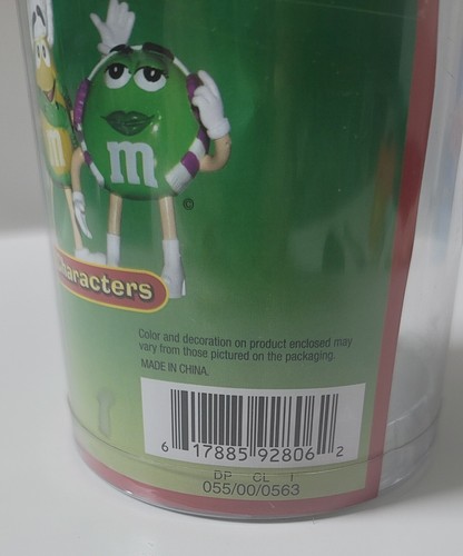 Personaje corporal flexible verde M&M con manguitos de oreja rosa de Toysite 2004 - Imagen 6 de 7