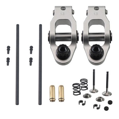 1.3 Ratio Roller Rockers Guides Pushrods kit fit for Predator 212cc Hemi Silver