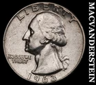 1963 Silver Washington Quarter - Scarce  High Grade  Lustrous  #i7623