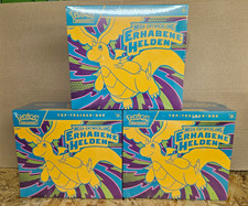 Pok&eacute;mon Mega-Entwicklung Erhabene Helden Top-Trainer-Box DE OVP Neu TTB
