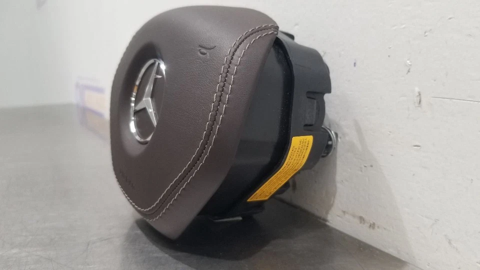 13 MERCEDES BENZ SL550 R231 DRIVER LEFT STEERING WHEEL SRS BROWN 2318601902 Foto 4 de 4