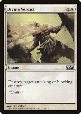 [MTG] Divine Verdict (012) (M13) LP-HP