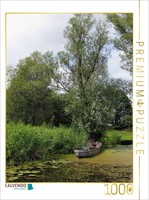 Calvendo Puzzle Boat On The Banks Of The Havel | 1000 Pieces, Finished Size 25.2
