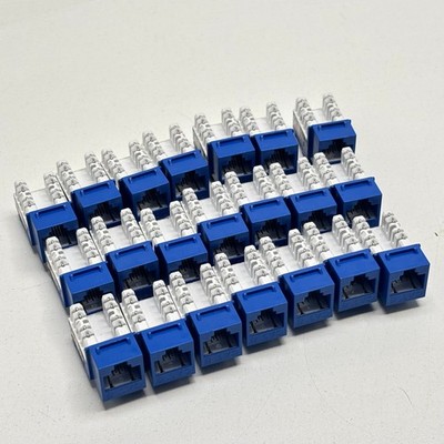 Dynacom CAT 6 KWIK JACK DY-10606K25-BLU QTY 21X