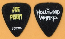 Hollywood Vampires Joe Perry Signature Black Guitar Pick - 2015 First Tour