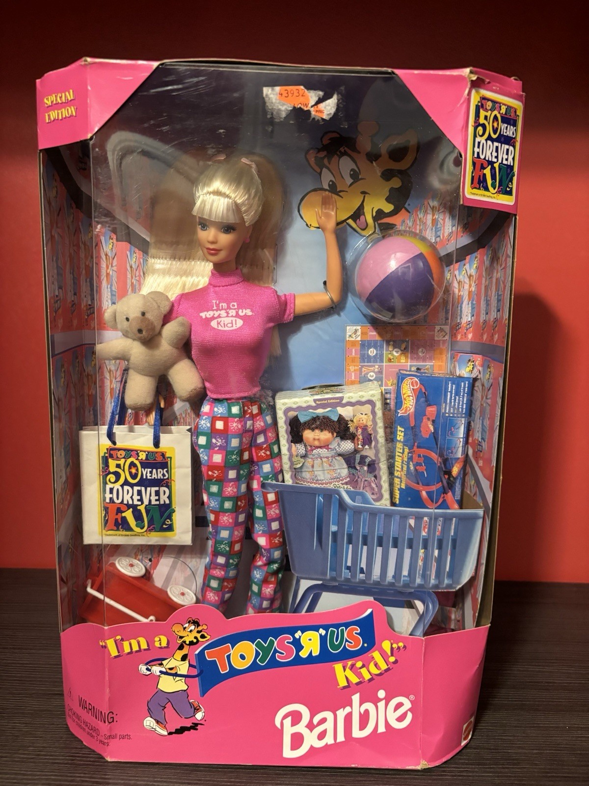 'r' Us Special Edition Doll Set Blonde 1998 Exclusive Nrfb