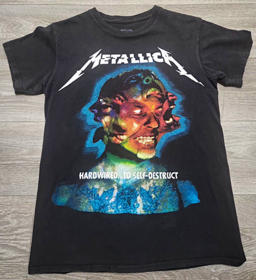 Metallica Hardwired...To Self-Destruct WorldWired Graphic Print Tee Unisex M