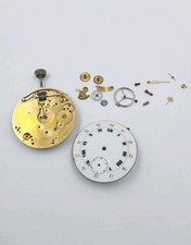 Unbranded Movement Enamel Dial Pocket Watch Parts Disassembled 1478
