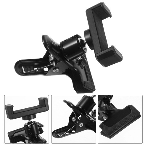 Mobile Phone Clip Holder Travel Bracket Cellphone Support for Desk Clamp Mount - 第 11/12 張圖片