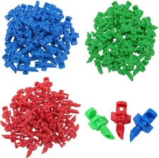 150pcs Drip Irrigation Micro Sprinkler Heads Nozzles 90/180/360° Emitters 50each