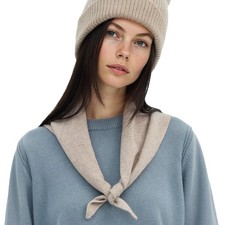 100 Merino Wool Triangle Scarf For Women Winter Neck Gaiter Warmer