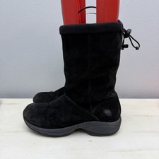 Merrell Black Suede Primo Chill Winter Boots Size 7.5