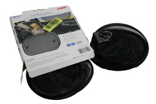 Travelkid Sun Basic Auto-Sonnenschutz für Kinder mit Saugnapf, Schwarz, 2er Pack