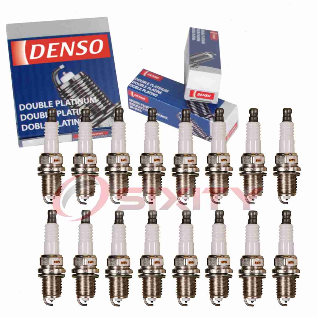 16 pc Denso Platinum Long Life Spark Plugs for 2003-2006 Mercedes-Benz CLK55 wx