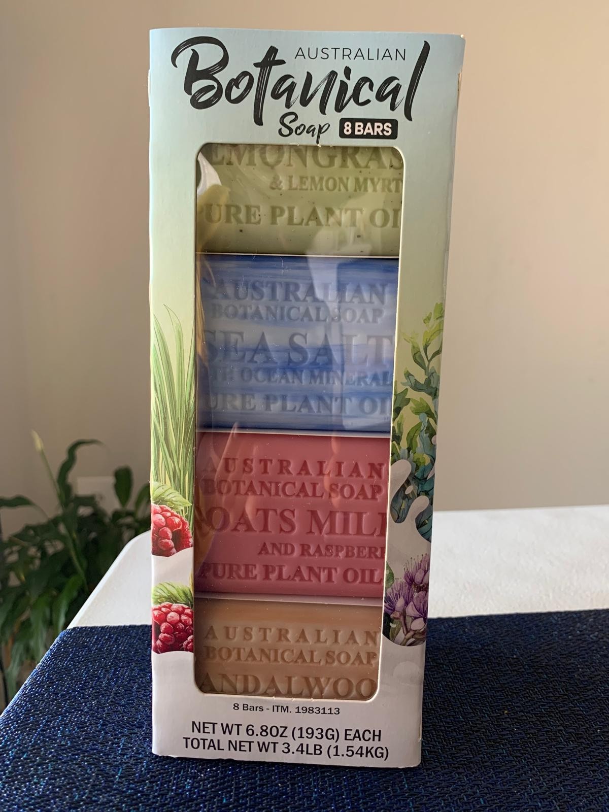 Australian Botanical Goat Milk Soap Multi Pack, 8 Bars, 4 Sc