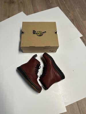 Dr. Martens Newton Cherry Red Boots Women s Size 9 Lightweight DM s Lite