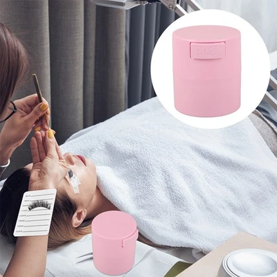 2pcs Eyelash Storage Jar Airtight Lash Container Vacuum Sealed Leak-Proof - Image 1 of 4