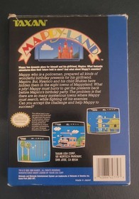 Mappy-Land NES CIB w/ Box, Manual, Styrofoam (Nintendo Entertainment System)