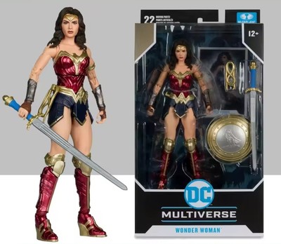Wonder Woman Actionfigur Justice League 18 cm DC Set Zubehör