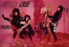 8.5x11 Motley Crue Poster Giving Glitter A Good Name HD