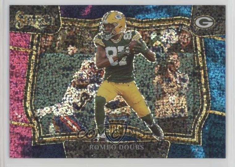 2022 Panini Select Field Level Cosmic Prizm Romeo Doubs #405 0fo5