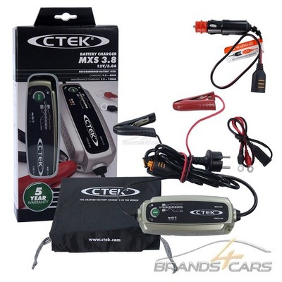 CTEK MXS 3.8 LADEERAHLTUNGSGERÄT  + ADAPTER ZIGARETTENANZÜNDER 31799726