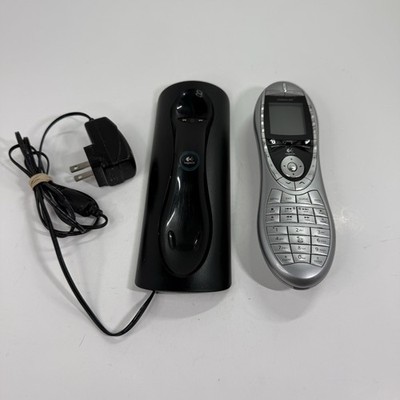 Logitech Harmony 890 Universal Remote w Charging Cradle Dock Adapter No Battery