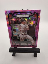 2024 Panini Prizm Mike Lowell #293 Pink Cracked Ice Boston Red Sox Baseball Card