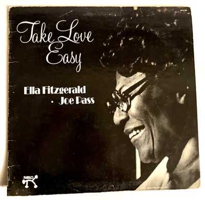 Ella Fitzgerald Joe Pass Take Love Easy Vinyl LP Pablo 1975 Jazz Vocal Guitar