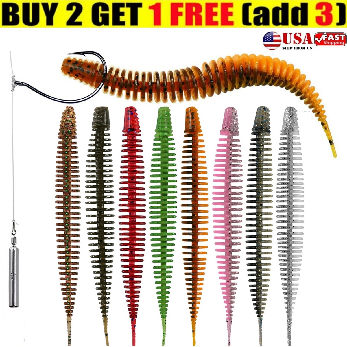 best pole float for worm fishing Guru Ligger Wire Willy Worms Best Fishing Bobbers and Floats
