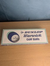 Vintage Dunlop Warwick / Dunlop 65 and other Golf Balls unused in wrapping x 10