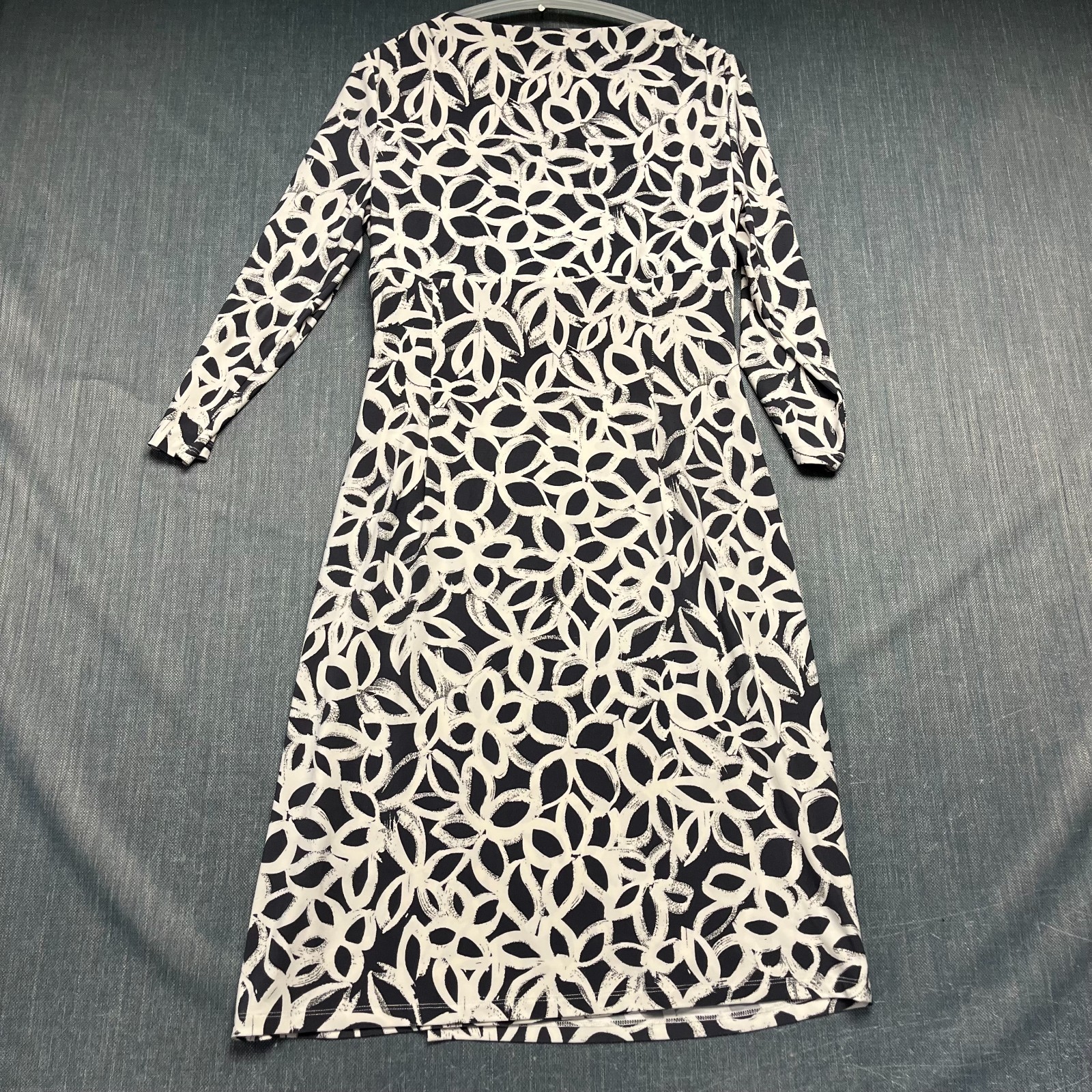 LAUREN Ralph Lauren Women's Wrap Dress Size 10 White Sheath Casual Career thumbnail 7