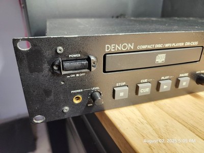 Vintage DENON DN-C635 Compact Disc / MP3 Player Rack Mount