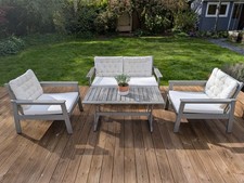 IKEA BONDHOLMEN 4-Piece Garden Furniture Set – Solid Eucalyptus Hardwood