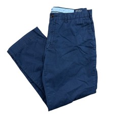 Polo Ralph Lauren Mens Classic Fit Navy Blue Pima Cotton Chino Pants 36x30