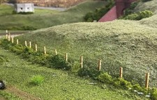 S.M.S. LX056 4ft Post & Wire Fencing, Lazer Cut OO/HO Gauge