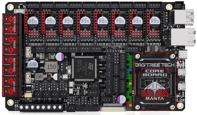 BIQU Bigtreetech Manta M8P V2.0 Voron 2.4 Trident mainboard mit 8 Motoren 32Bit
