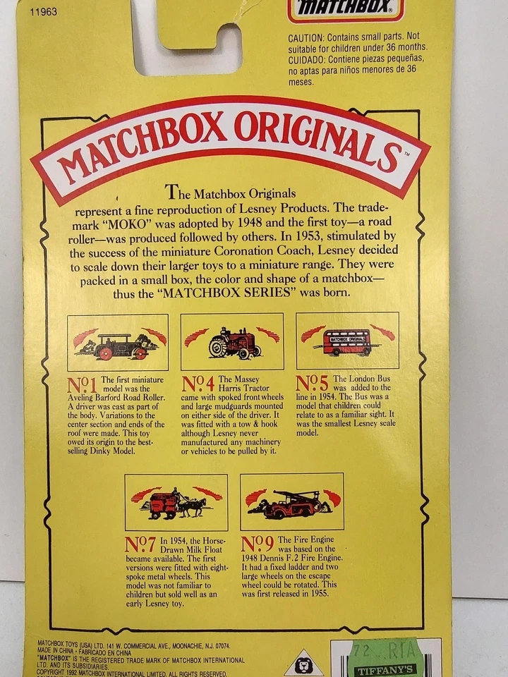 Vintage Matchbox Moko Lesney Massey Harris Tractor No.4 Limited Edition Toy - Image 3 of 3