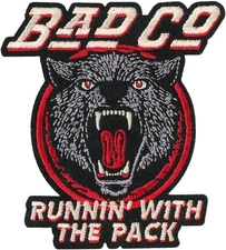 Patch - C&D Visionary - Bad Company Runnin' With The Pack 3.4"x3.7" Iron-On
