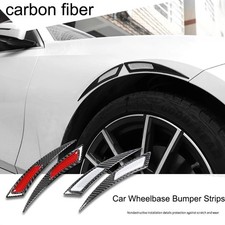 2pcs Car Glossy Black Exterior Side Fender Vent Air Wing Sticker Universal Trim