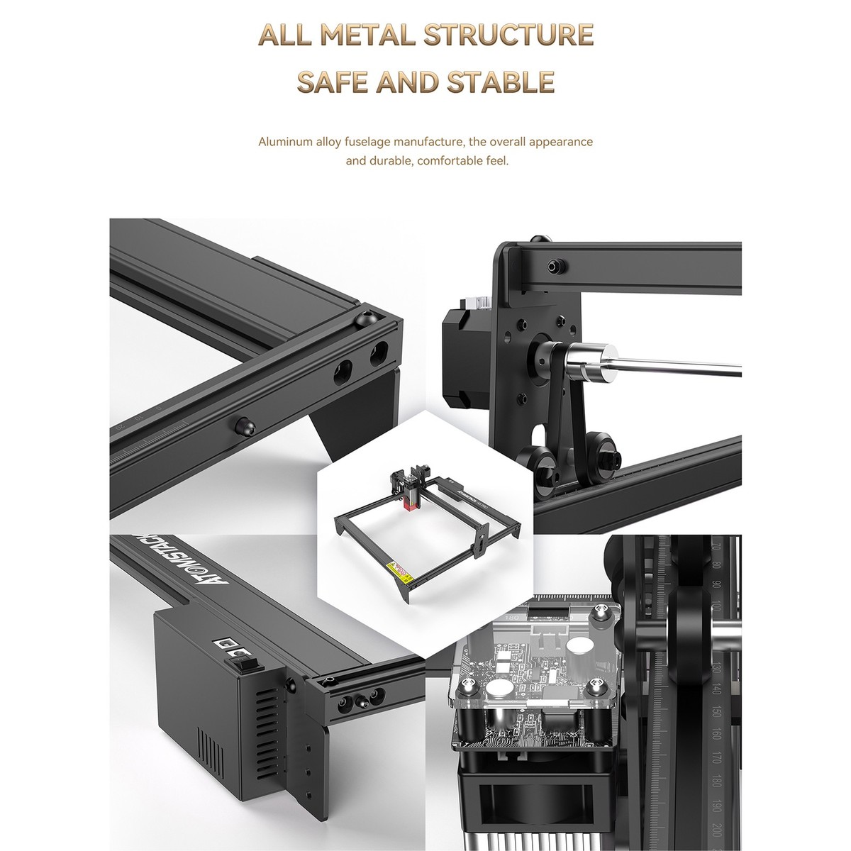 MasaBlackStudioシャクヤク Refurbished ATOMSTACK A5 Pro 40W Laser Engraving Machine